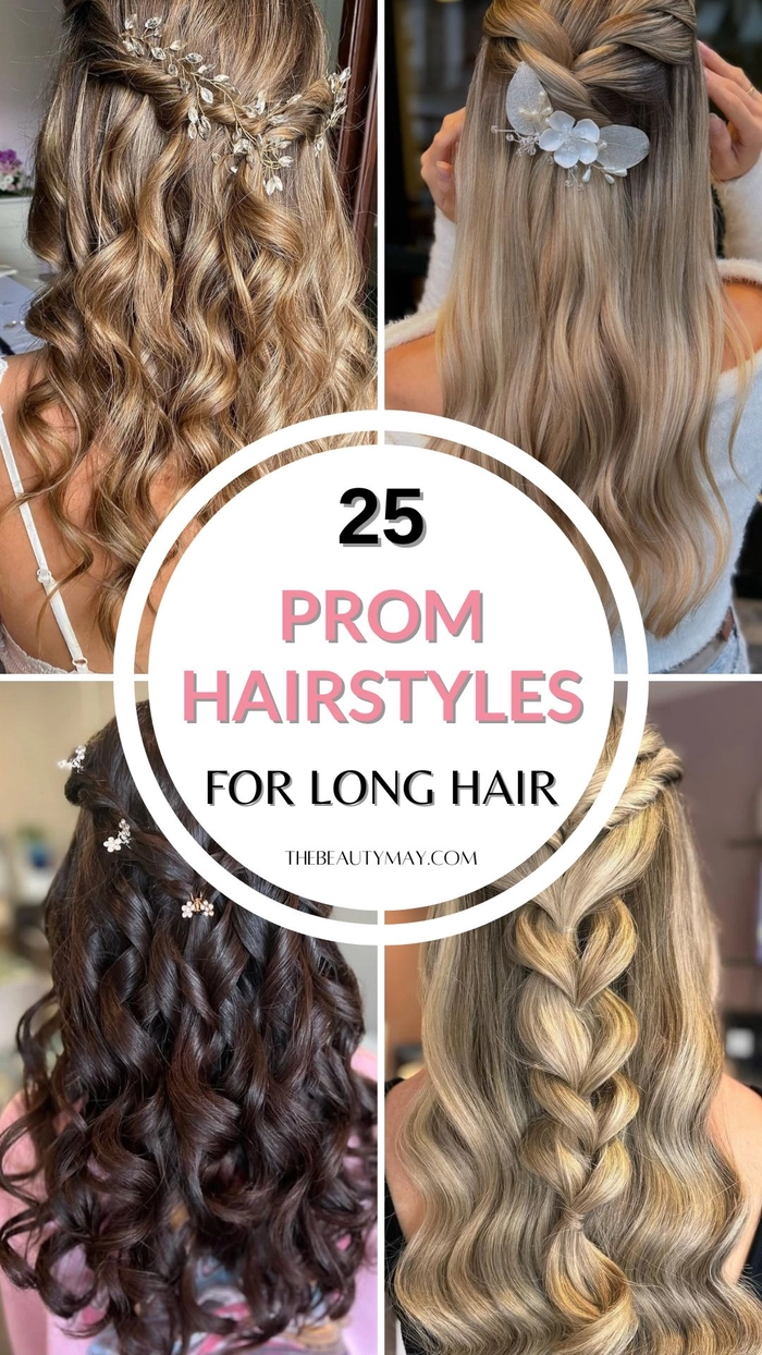 Elegant updo prom hairstyle perfect for a grand ballroom event