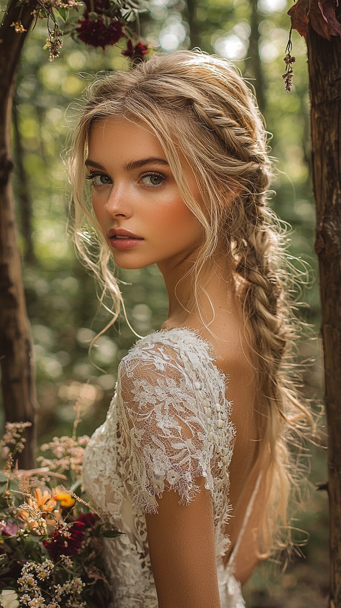 Ethereal Goddess Braided Prom Hairstyles to Try This Year