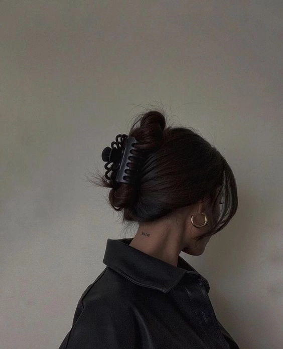 Sophisticated gothic dark academia braided updo for prom night glamour Elegant gothic dark academia prom hairstyle with intricate braids and dark floral accessories