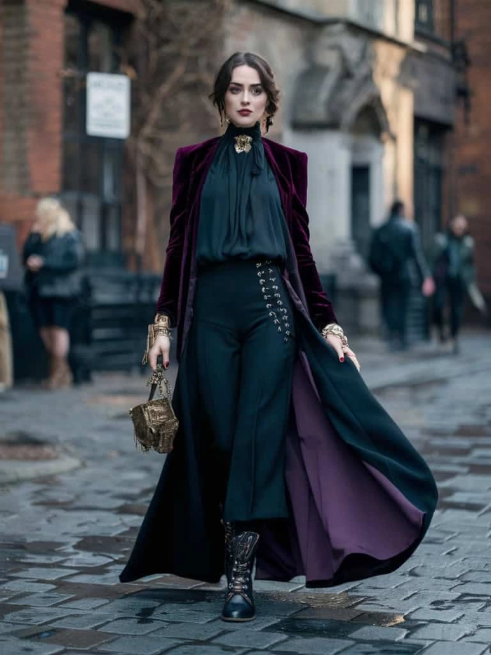 Prom Hairstyles image gothic dark academia prom hairstyles image