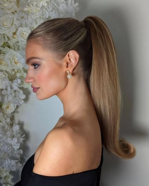 Prom Hairstyles image high sleek ponytail prom hairstyles image