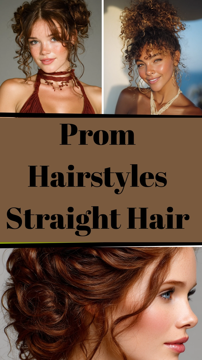 Long prom hairstyle showcasing natural curly hair with elegant curls cascading down