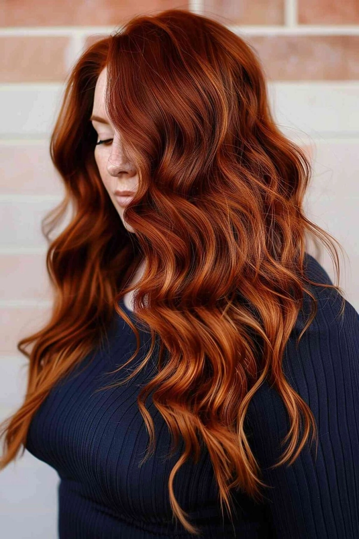 prom hairstyles for copper ginger hair image