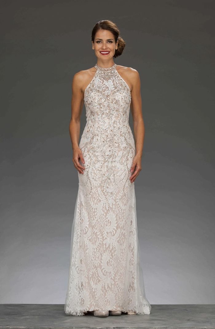prom hairstyles for halter neck dresses image