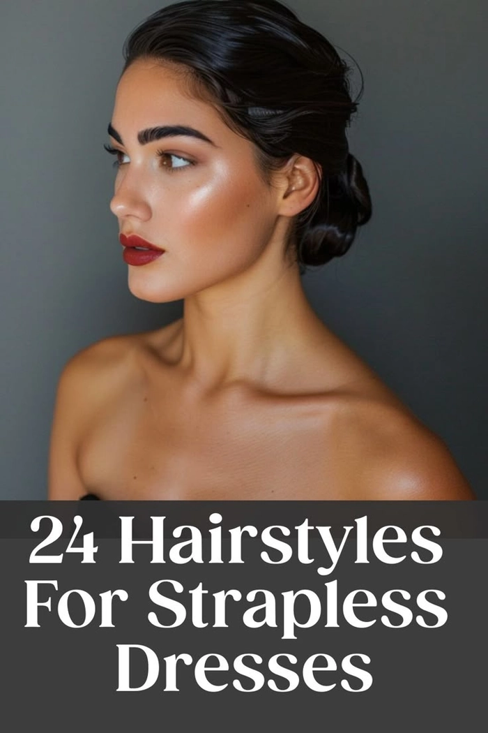 prom hairstyles for off the shoulder dresses image