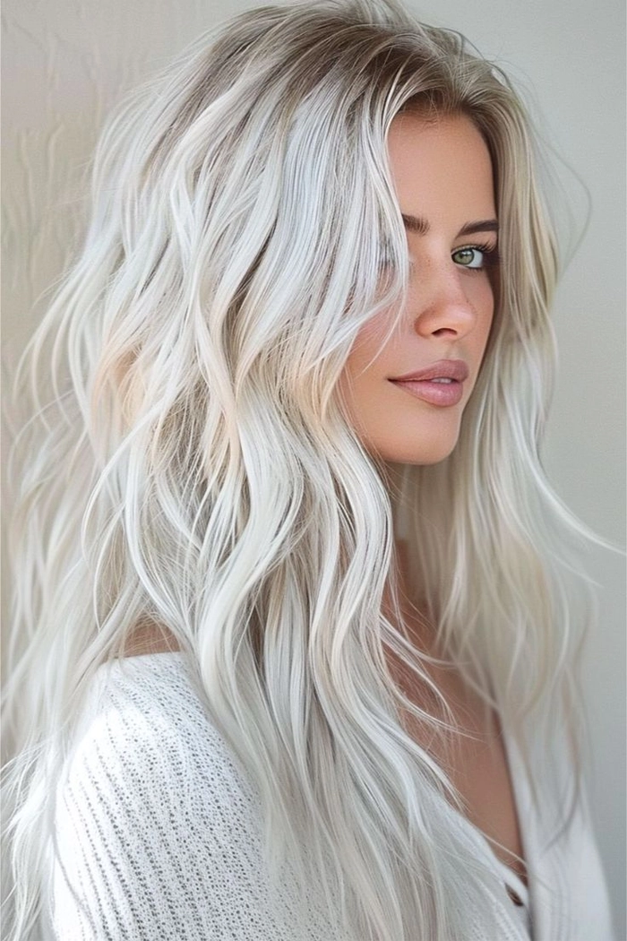 prom hairstyles for platinum blonde hair image