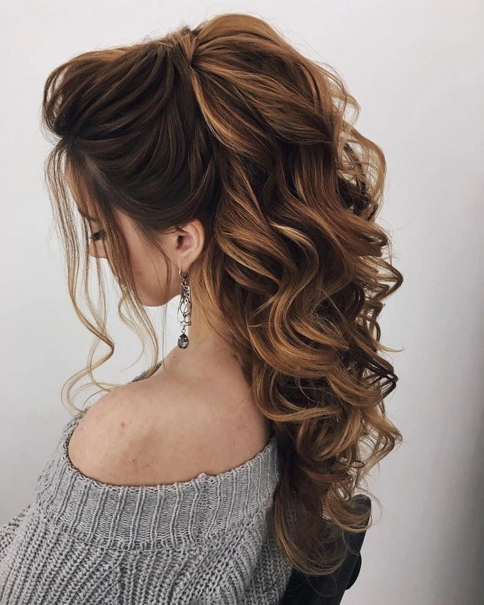prom hairstyles for strapless prom dresses image