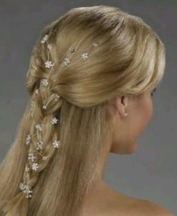 prom hairstyles with jeweled hair cuffs image