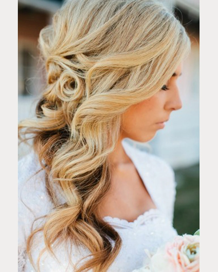 Prom Hairstyles image romantic loose side swept prom hairstyles image