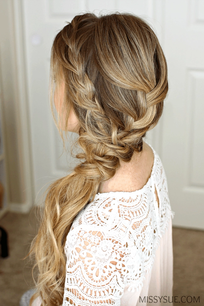 Prom Hairstyles image romantic loose side swept prom hairstyles image
