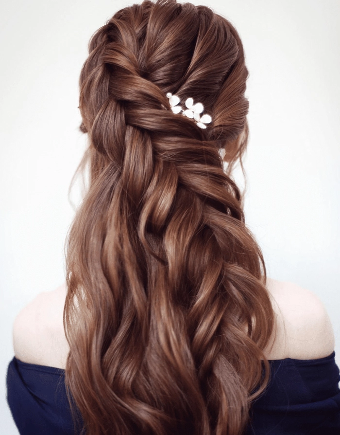 Prom Hairstyles image romantic loose side swept prom hairstyles image
