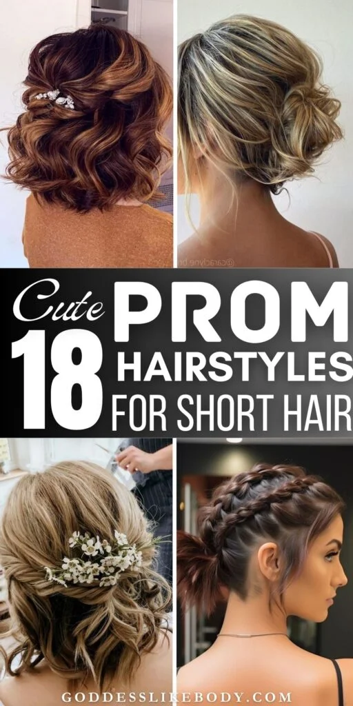 Elegant short prom hairstyle perfect for fine hair trends, image 3 Short prom hairstyles for fine hair with delicate curls and volume