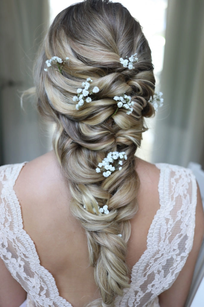 Prom Hairstyles image spring prom hairstyles with fresh blooms image