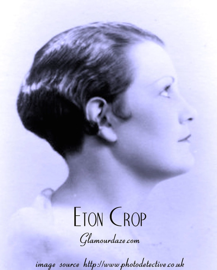 Elegant vintage 1920s flapper prom hairstyle with finger waves and decorative headband