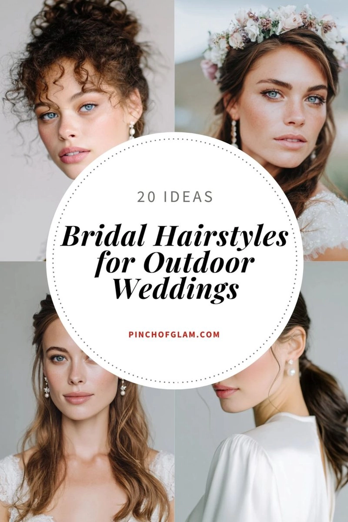 Windproof outdoor prom hairstyle featuring a twisted bun and secure pins