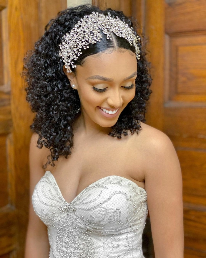 Elegant Bridal Hairstyles for Natural Black Hair on Your