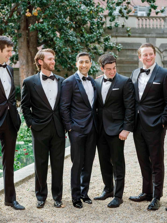 Formal black tie wedding hair style featured in a sophisticated bridal look Elegant formal black tie wedding hairstyle with a sleek updo