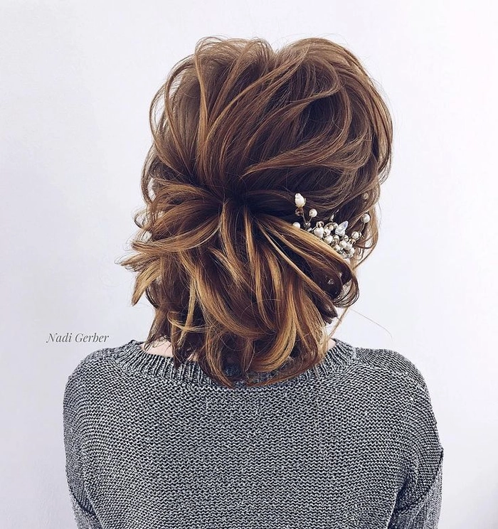 Elegant evening reception wedding hair changes showcasing versatile bridal looks