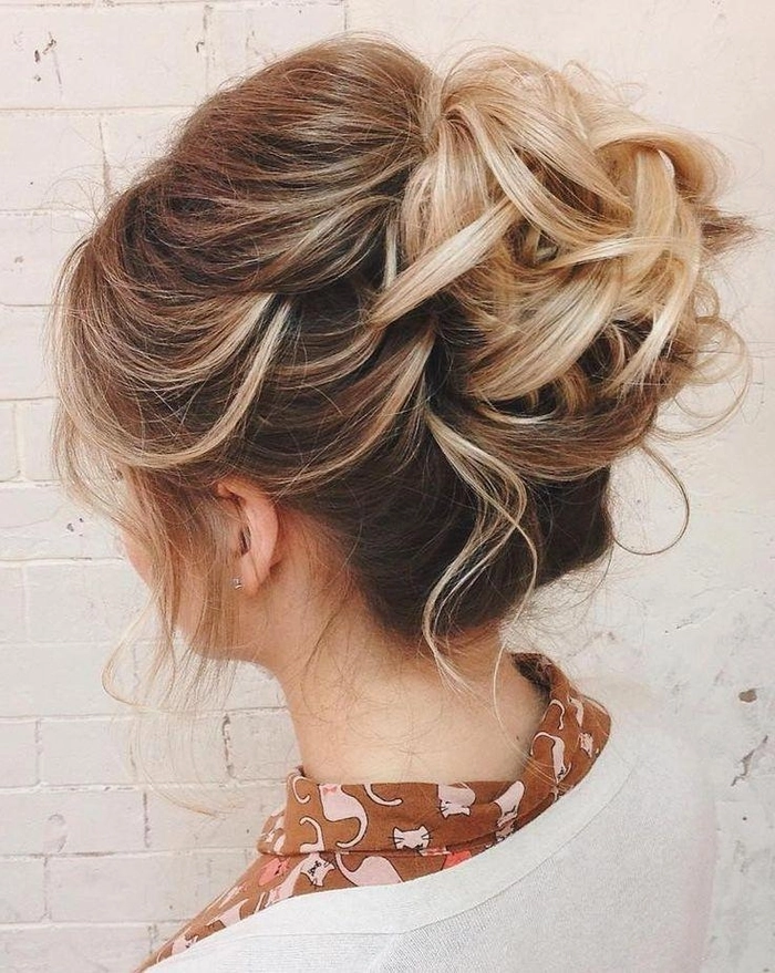 Fine thin hair bridal updos inspiration for wedding hairstyles image 4 Elegant bridal updo showcasing styling for fine thin hair with delicate details