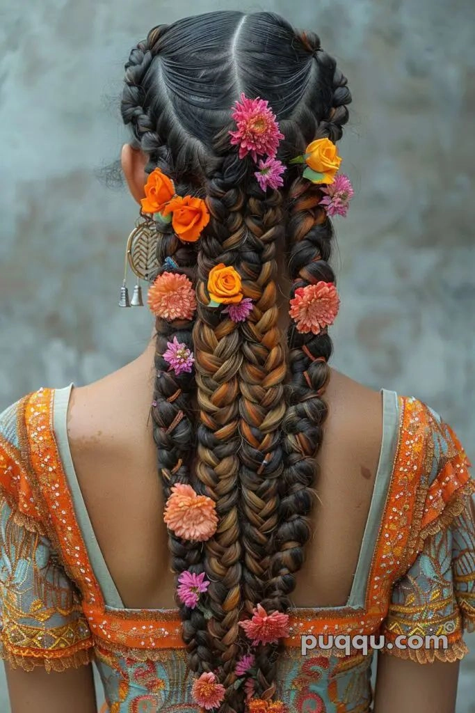 Elegant Mexican Bridal Braided Hairstyles for Your Wedding
