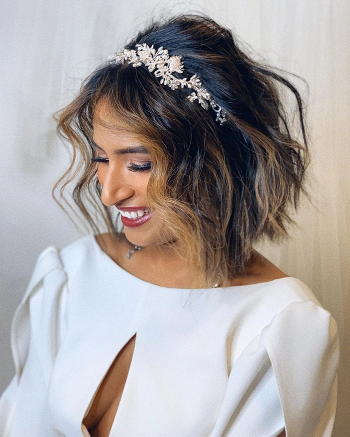 Stunning Wedding Hair Ideas for Short Layered Styles
