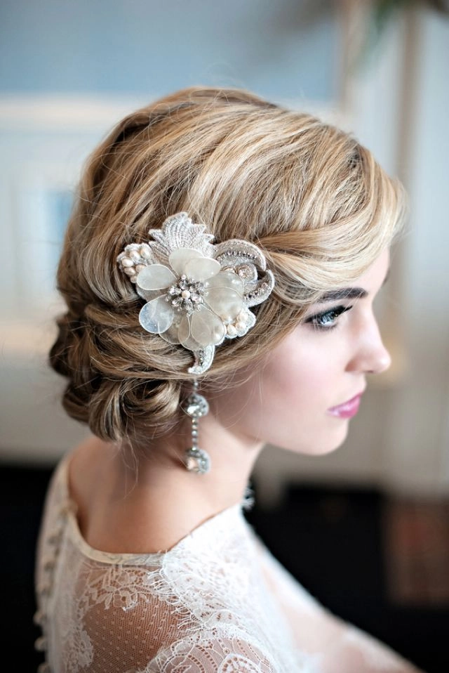 Classic s vintage wedding hair showcasing timeless bridal beauty Elegant s vintage wedding hair styled with delicate accessories