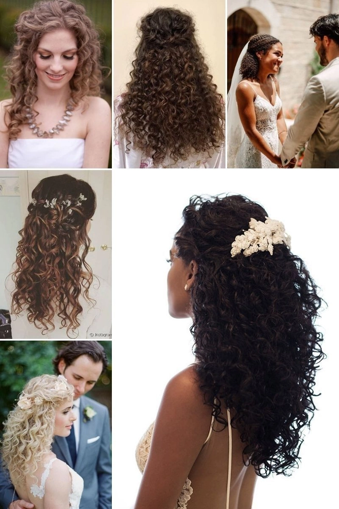 Chic bridal look showcasing thick coarse hair styled for a wedding celebration Elegant wedding hairstyle for thick coarse hair with intricate braids and soft curls