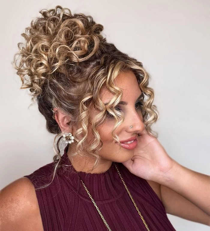 Classic and timeless wedding hairstyles for mature brides with natural elegance Elegant wedding hairstyle for older brides featuring soft waves and floral accents