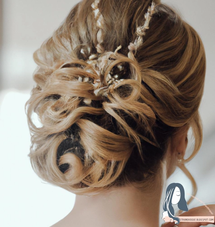 Timeless wedding look perfect for mature brides on their special day Elegant wedding hairstyle for older brides with soft curls