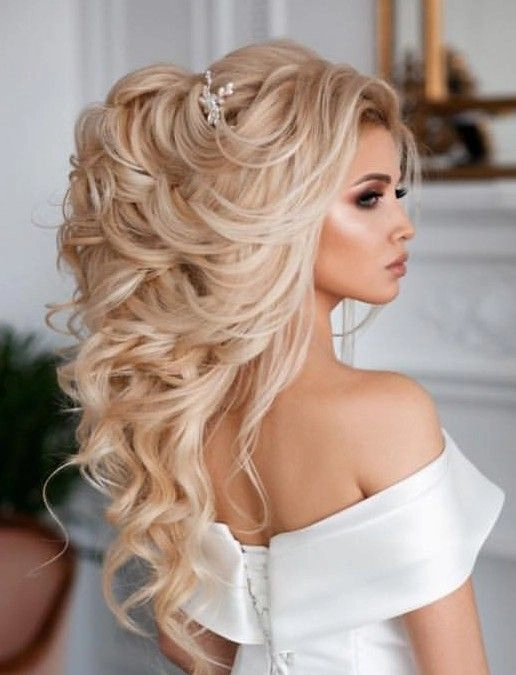 Beautiful bridal look showcasing thick coarse hair styled for a wedding celebration Elegant wedding hairstyle for thick coarse hair featuring soft waves and floral accessories