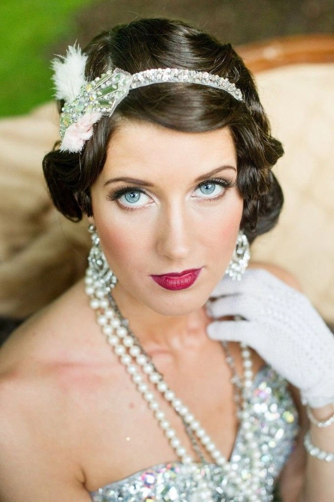 Elegant Great Gatsby Themed Wedding Hair Ideas for Your Big
