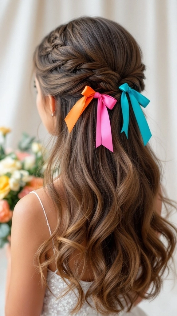 Charming Simple Hairstyles for Junior Bridesmaids on Your