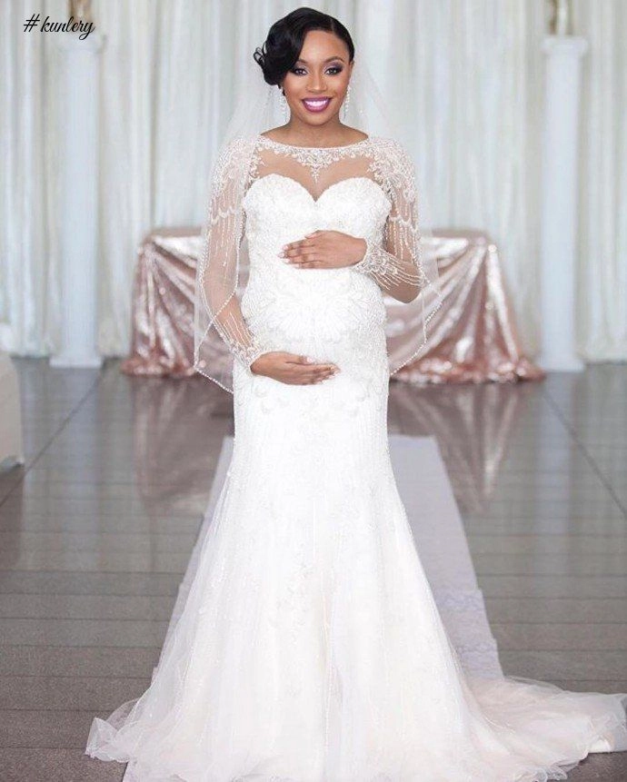 Soft and graceful maternity wedding hairstyle for a glowing bride Pregnant bride with comfortable and elegant wedding hair styled for her special day