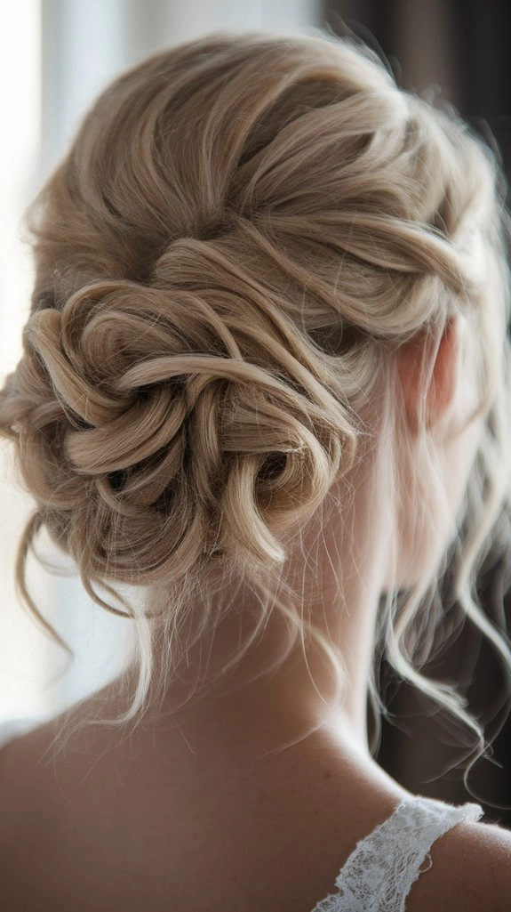 Elegant Romantic Loose Chignon Ideas for Your Wedding Day