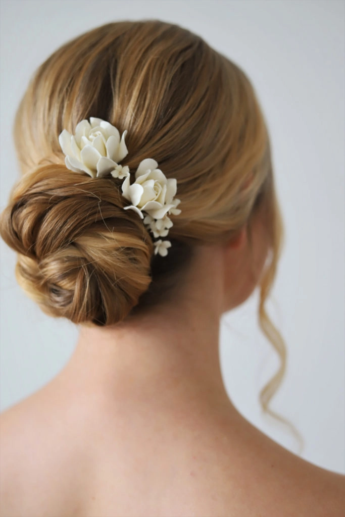 Wedding Hairstyles image romantic loose chignon wedding hair image