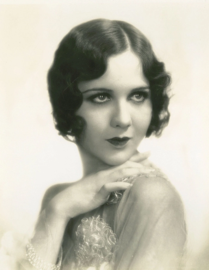 Elegant vintage 1920s finger waves styled for a wedding hairstyle