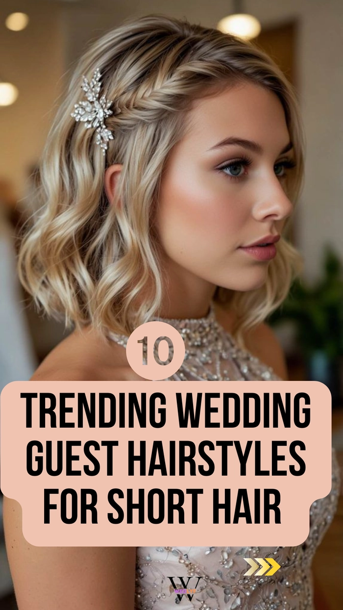 Chic Wedding Guest Hairstyles Perfect for Short Hair