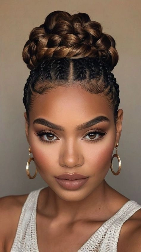 Elegant Braid Outs for Professional Black Women