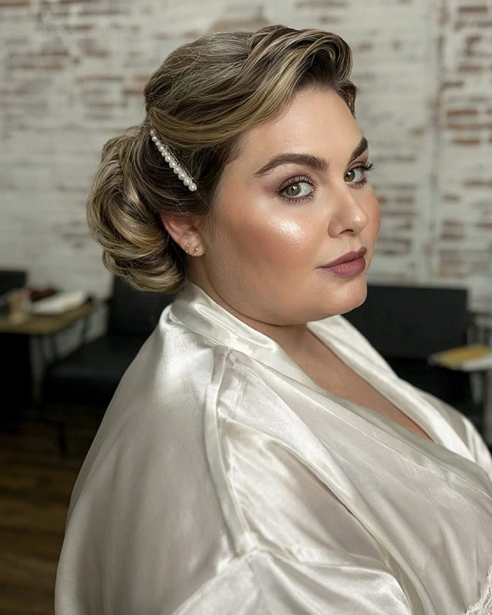 Elegant French Twist Variations for Corporate Events - Work Hairstyles Image 10 Elegant French twist hairstyle with subtle variations suitable for corporate events