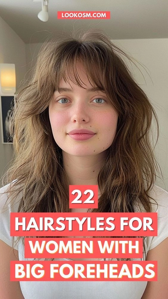 Professional fringe hairstyle covering the forehead for a polished work look