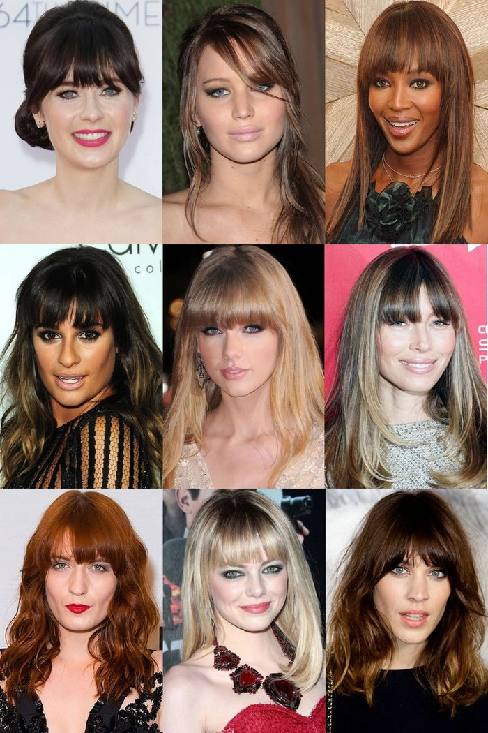 Professional fringe hairstyle covering forehead for office wear