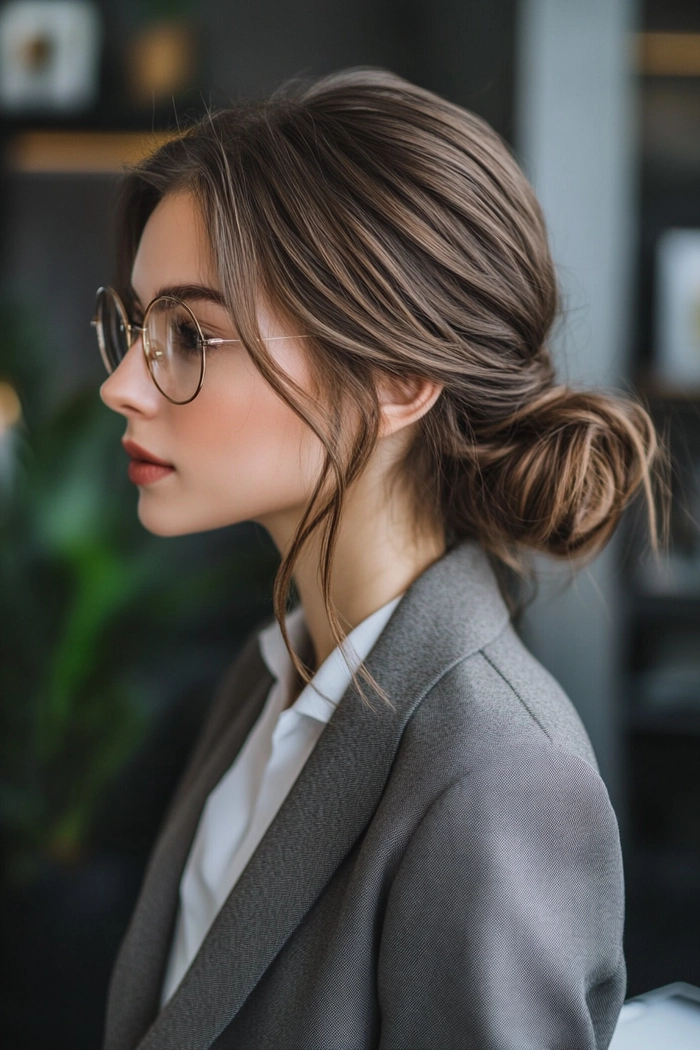 5 Glasses-Friendly Hair Tucks for the Office
