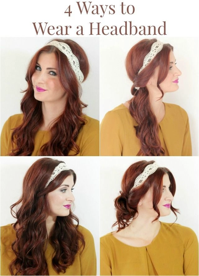How to integrate a headband with short haircuts for professional office hairstyles Woman with short office haircut styled with a slim headband for a polished work look