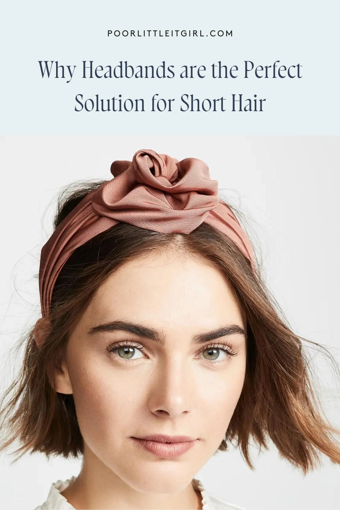 Headband integration for short office haircuts – a polished work hairstyle Woman with a short office haircut elegantly styled with a headband integration