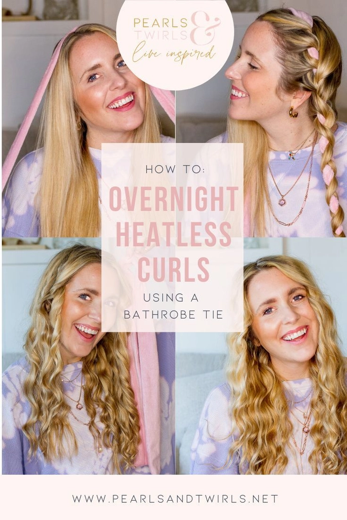 Work Hairstyles image heatless overnight waves for morning meetings image
