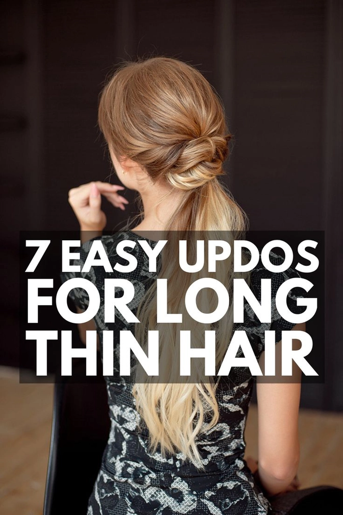 Professional woman with a sleek height-adding updo hairstyle