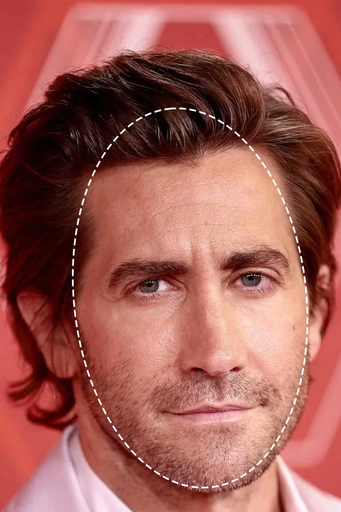 Professional off the face hairstyle for oval faces in a workplace setting