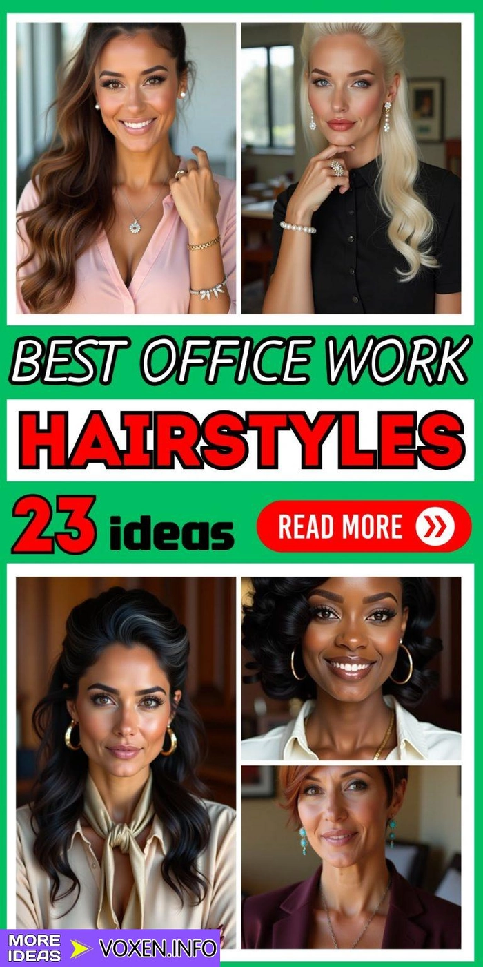 Hair tuck style that suits glasses wearers Glasses friendly hair tuck for office workers, step 6