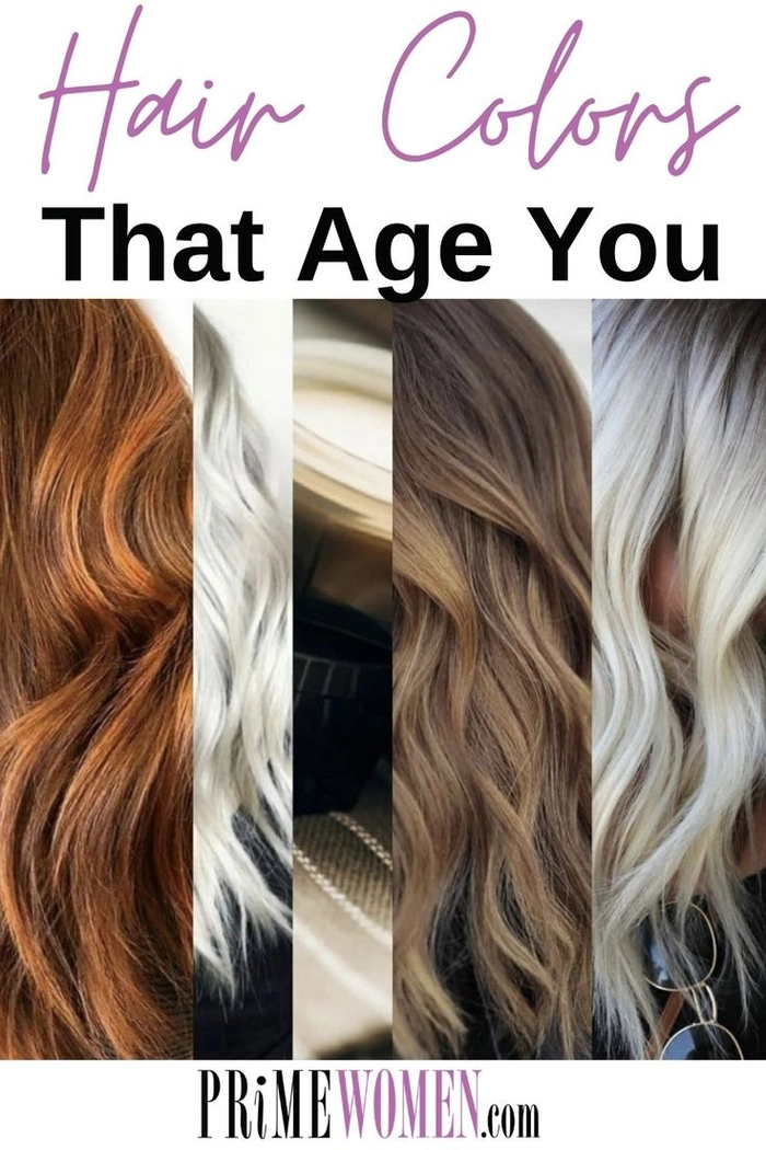 Corporate leader with gracefully transitioning silver and blonde hair color for a professional look