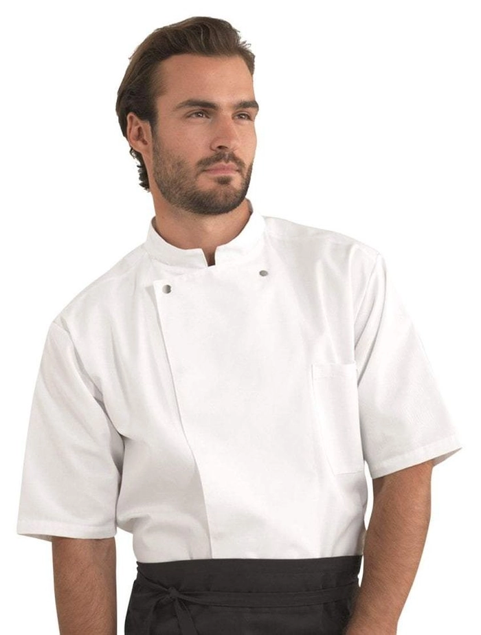 Humidity resistant hairstyle for front of house staff Restaurant server with humidity proof updo